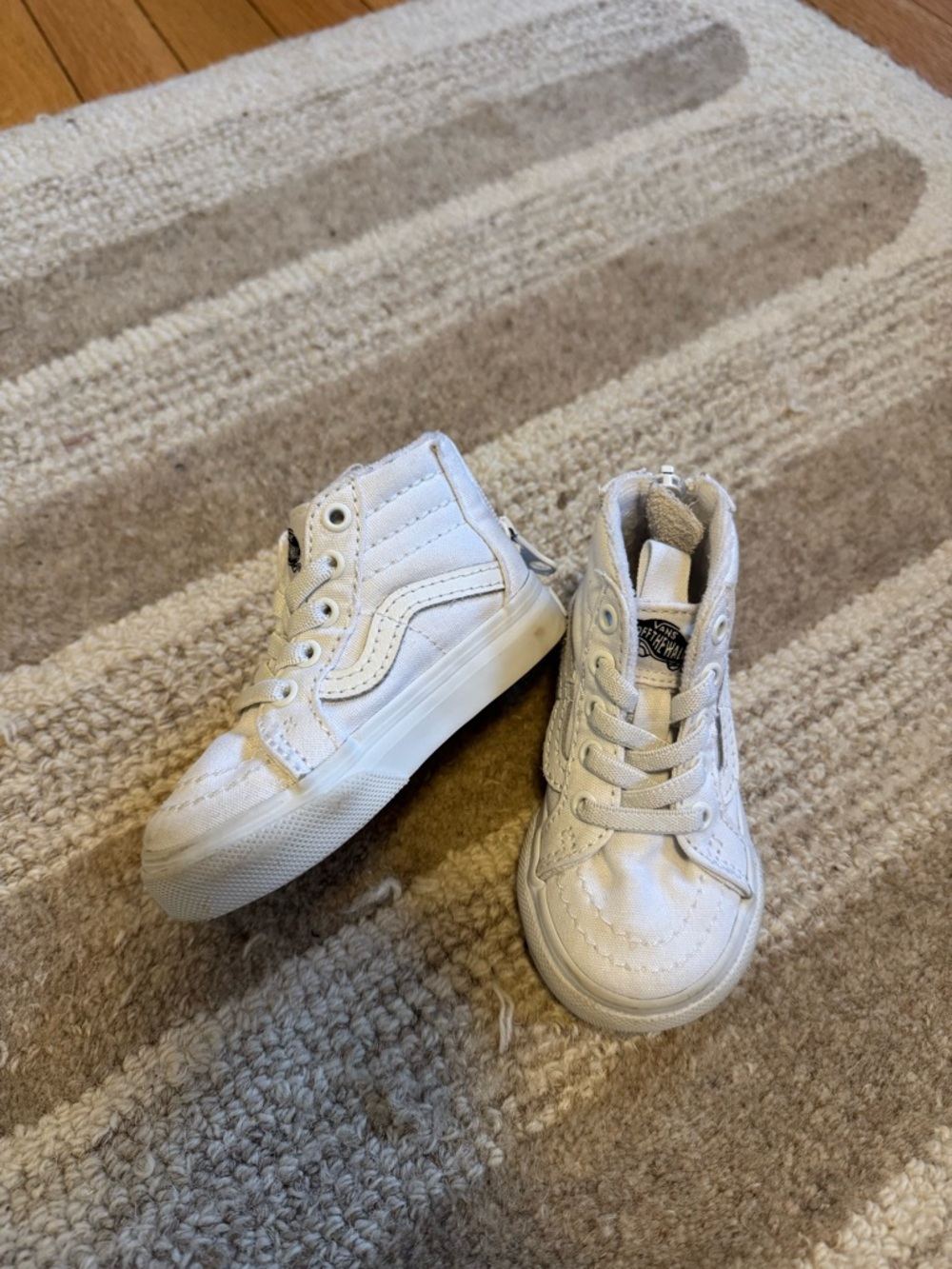 Vans Kids White High-Tops